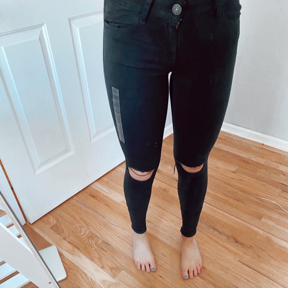 black next-level stretch jegging